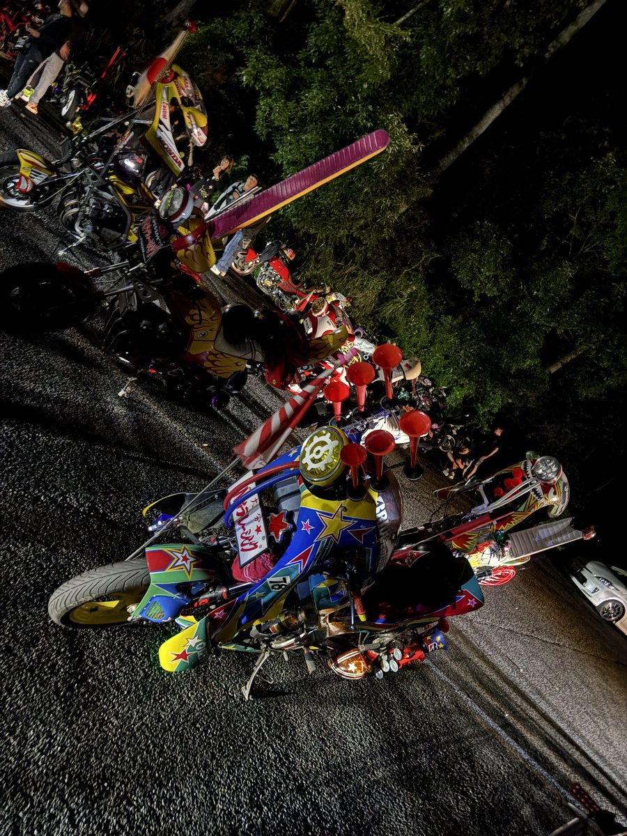 旧車会￼ 前夜祭#談合坂#談合坂sa#談合坂サービスエリア #街道レーサー#旧