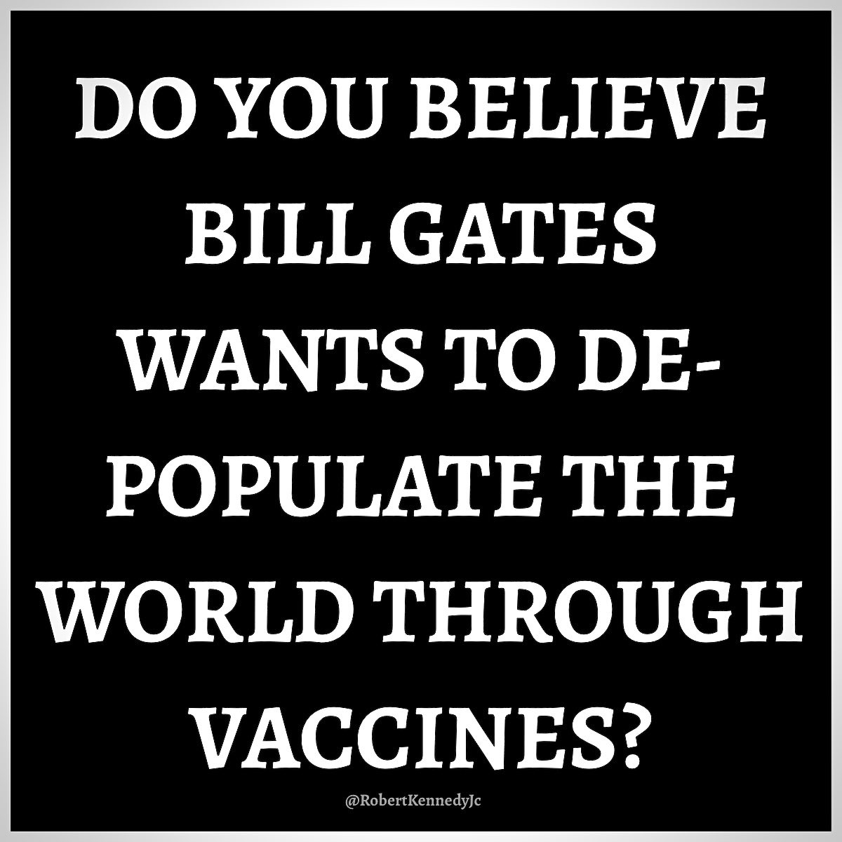 RobertKennedyJc's tweet image. If Bill Gates truly cared about health, he’d be fighting for clean food, clean water, and real medicine.

Not experimental shots!

His track record speaks louder than his philanthropy.

MAHA