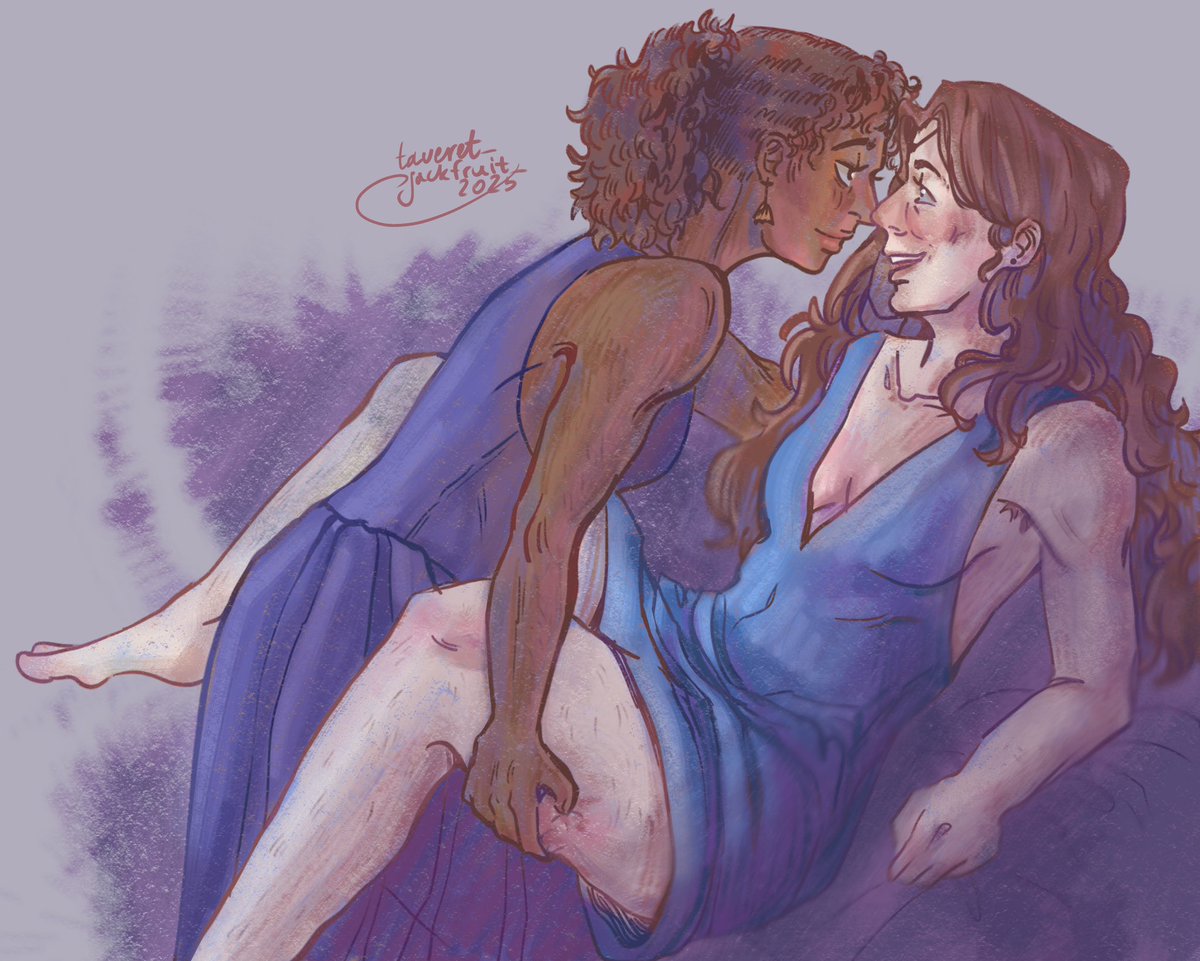 My sweet 🍬 girls #moirainedamodred #savewot #thewheeloftime #fanart