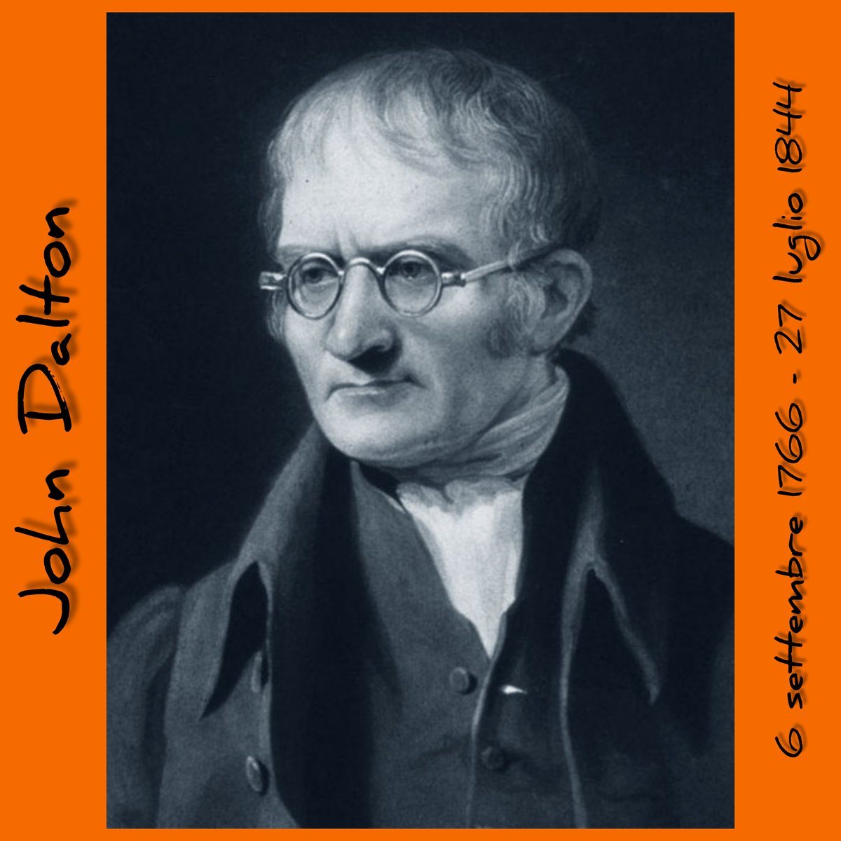BergamoeC's tweet image. "E' l'idea giusta, ma non è il momento giusto."

John Dalton

Eagles field 6 settembre 1766
Manchester 27 luglio 1844
Chimico, fisico, meteorologo e insegnante inglese.

#JohnDalton
#dalton
#6settembre1766