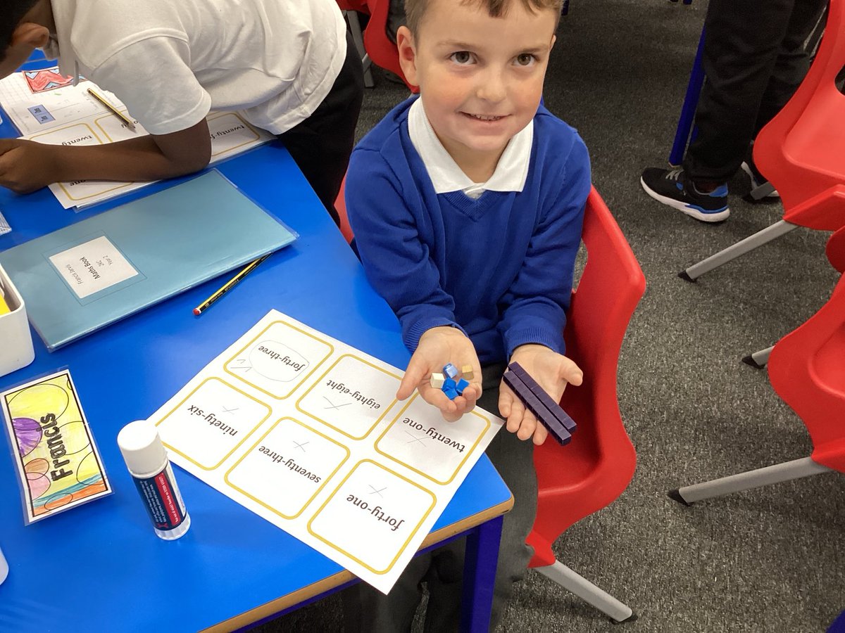 Fosse_TMET's tweet image. Year 2 have been busy practising place values and recognising our tens and ones. Great use of the resources and helping our friends to make the tricky numbers! #fmmaths #fmresilience #fmkind