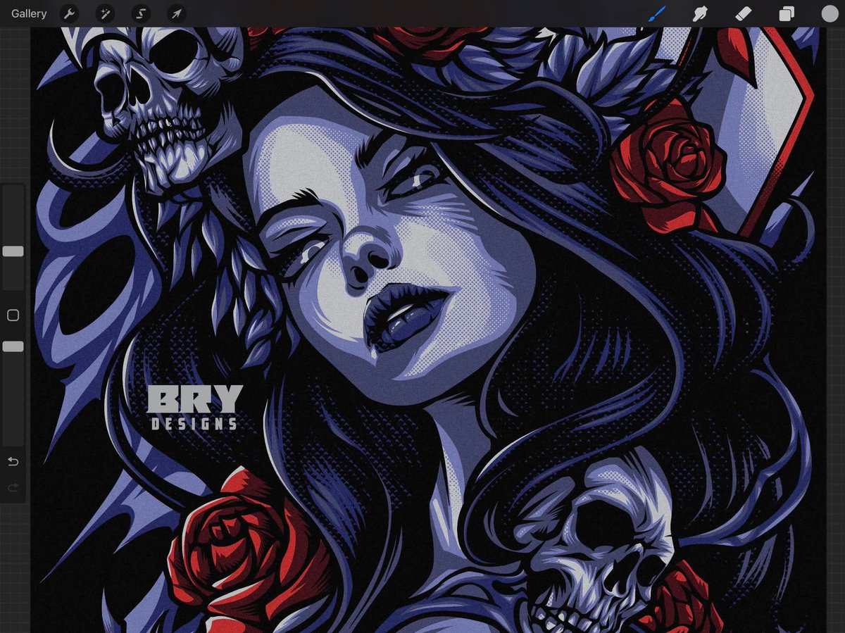 I miss using my ipad 🥲
#commissionart  #tattoo #tshirtdesign #ArtistOnTwitter