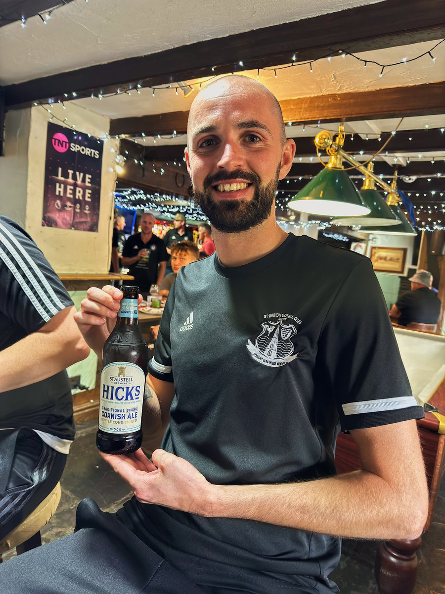 Our MOM today voted by St Merryn was our very own Baldy Midfield Maestro Travis Richards. Well played 💪🏼