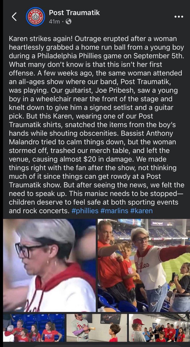 Reform West (@reform_west) on Twitter photo <a href="/CollinRugg/">Collin Rugg</a> This wasnt her first time stealing fan memorabilia from a child ๐๐ป
She did the same thing to a kid in a wheel chair at a rock concert not to long ago ๐๐ป <a href="/CollinRugg/">Collin Rugg</a> This wasnt her first time stealing fan memorabilia from a child ๐๐ป
She did the same thing to a kid in a wheel chair at a rock concert not to long ago ๐๐ป
