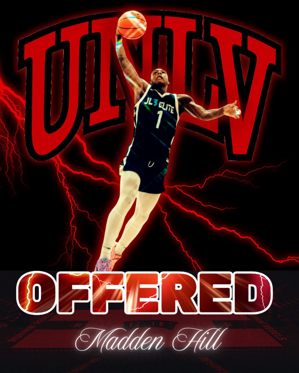 Madden Hill (@maddenhill_1) on Twitter photo Blessed to receive an offer from UNLV basketball!! <a href="/TheRunninRebels/">UNLV Men's Basketball</a> The hard work continues!! #agtg Blessed to receive an offer from UNLV basketball!! <a href="/TheRunninRebels/">UNLV Men's Basketball</a> The hard work continues!! #agtg