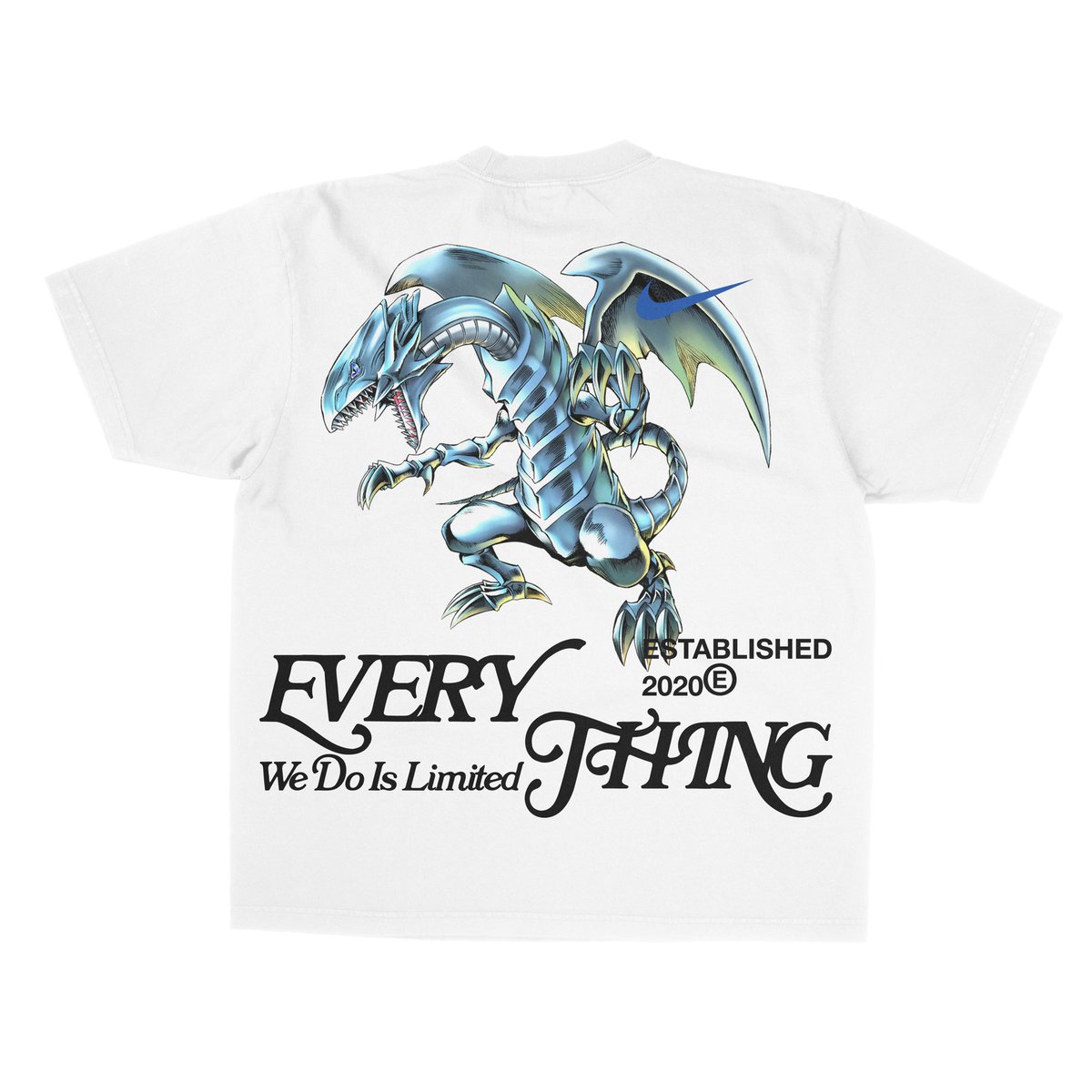 Dark Magician &amp; Blue-Eyes White Dragon Tee’s
inspired by the new Yu-Gi-Oh x Nike collab

will be available until (9/12)
shipping time from purchase: 1 - 2 weeks

purchase link:
founderssyndicate.myshopify.com