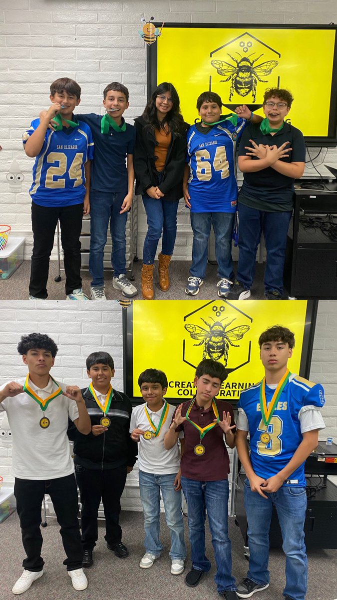 MsSaraBorja's tweet image. Our Mighty Eagles soared in this year’s GT Q-BEC “Bugging Out” competition. They showed off their problem-solving skills! Congrats to our 1st and 2nd place—Way to go, Eagles! 🦅✨💎 @SanElizarioISD #GEMSPride #GTStudents