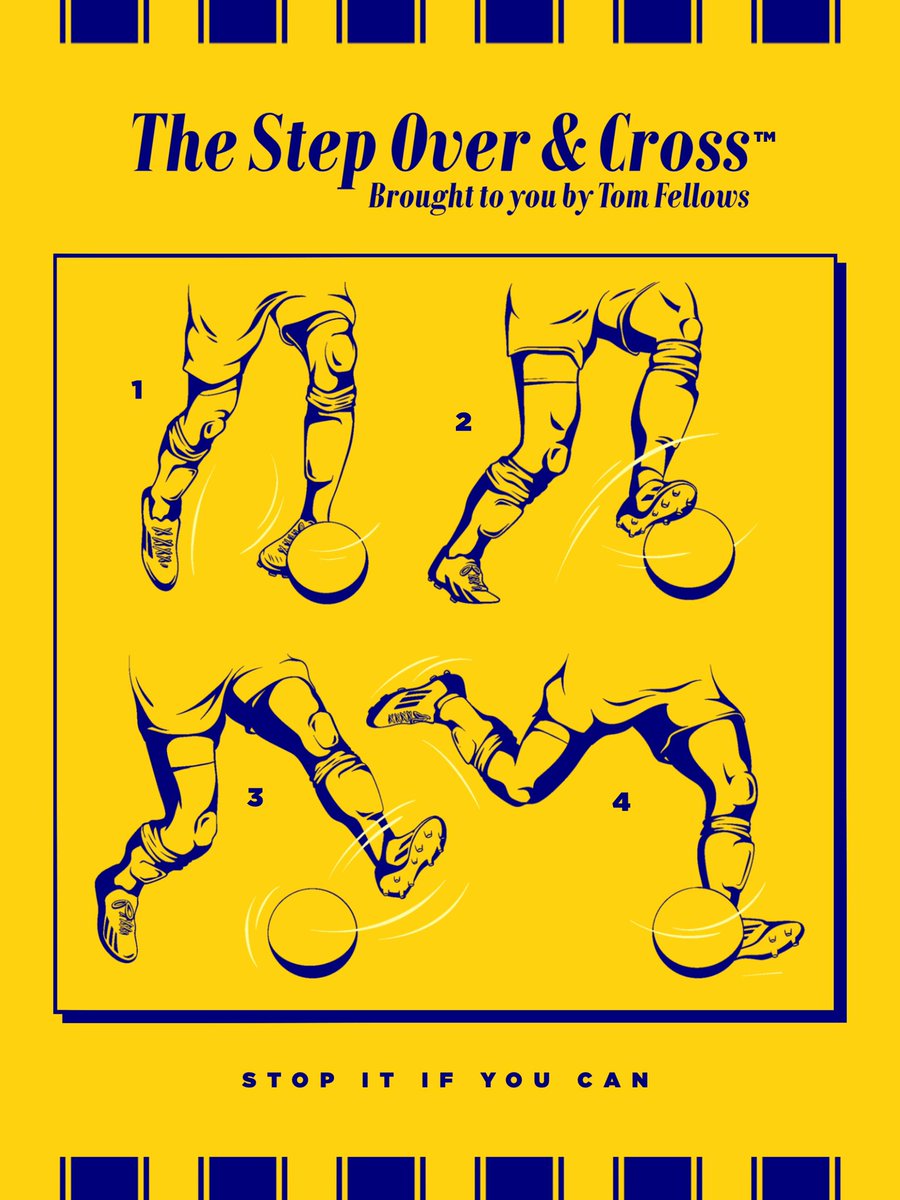 The Step Over &amp; Cross ™️ brought to you by Tom Fellows

#saintsfc