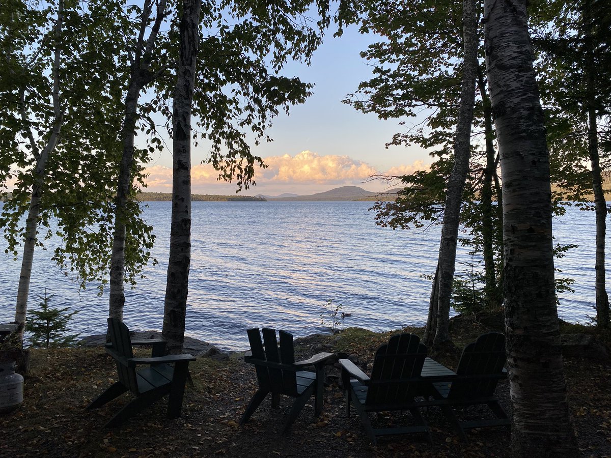 Made it home from Moosehead Lake, Maine in the Baron after eighteen hours of flying.