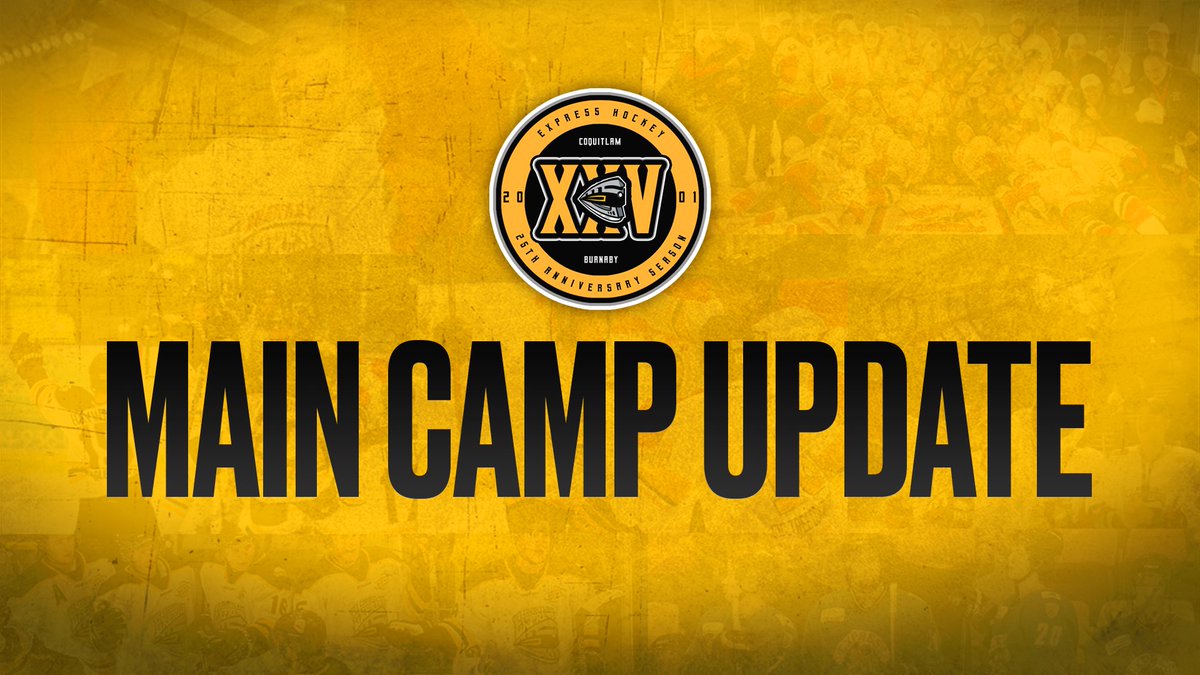 The Coquitlam Express have wrapped up Phase 1 of Main Camp. 

Express President of Hockey Operations and General Manager Tali Campbell has announced the following players have been reassigned.

- Magarrell
- McPartland
- Nahnieiev
- Monette to Express affiliate program, 18U