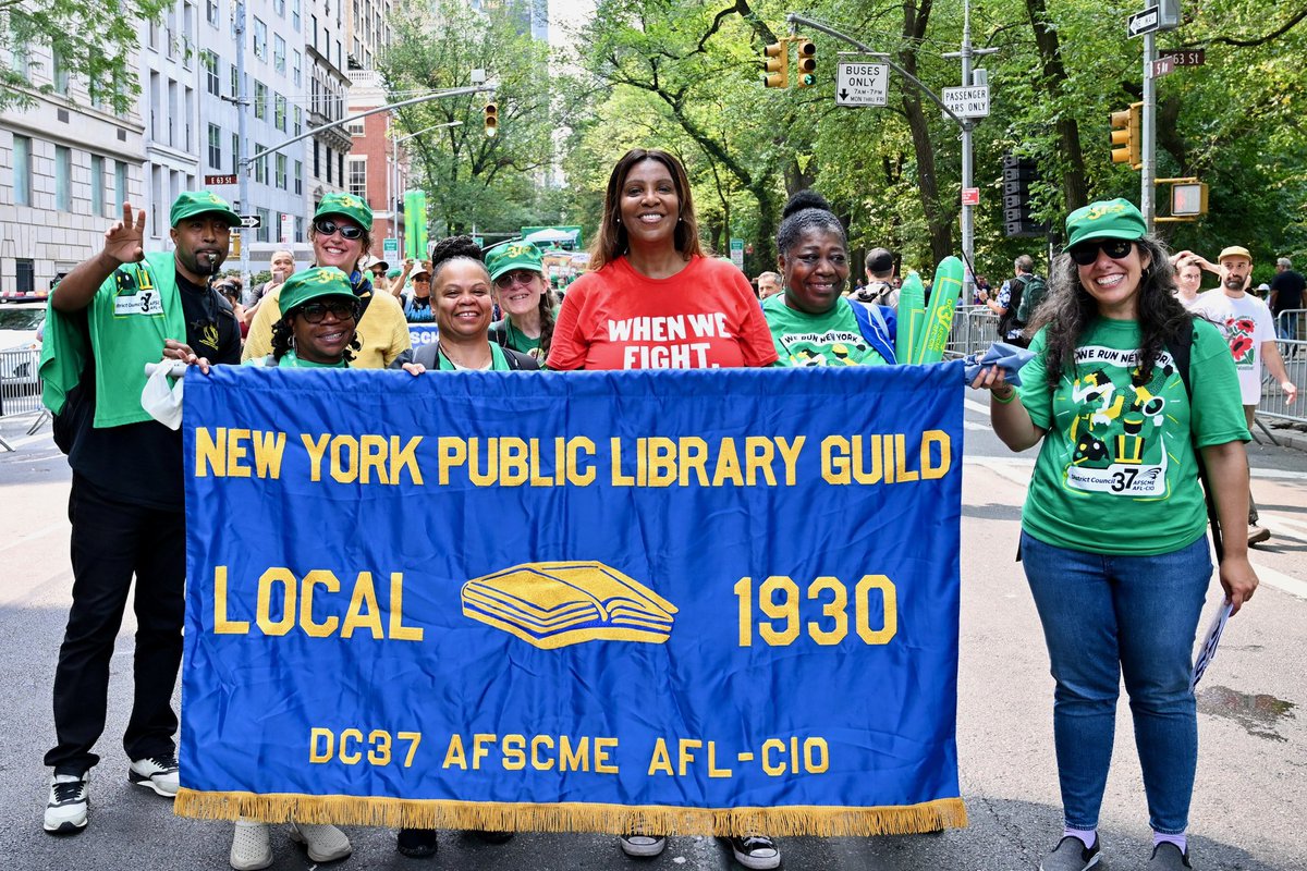 TishJames's tweet image. Proud to march in this year&apos;s New York City Labor Day Parade to honor our workers and dedicated unions. 

New York will always stand with labor and every single worker across our city and state.