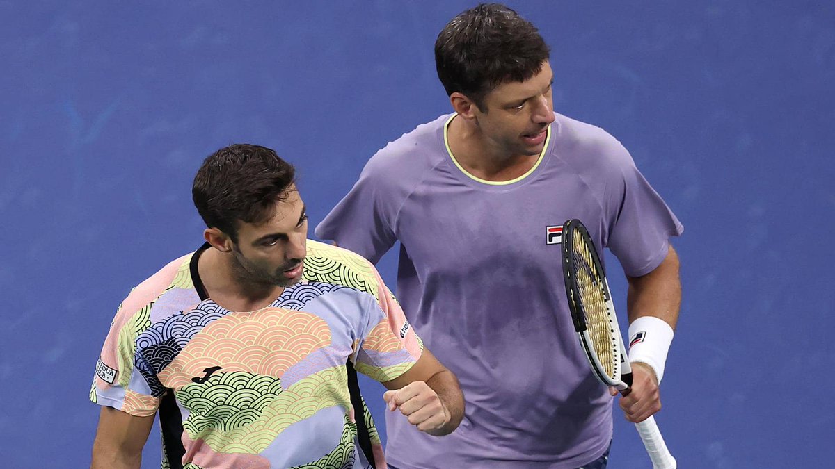 Grans Marcel Granollers i Horacio Zeballos que han guanyat el Open Usa de tenis en dobles.