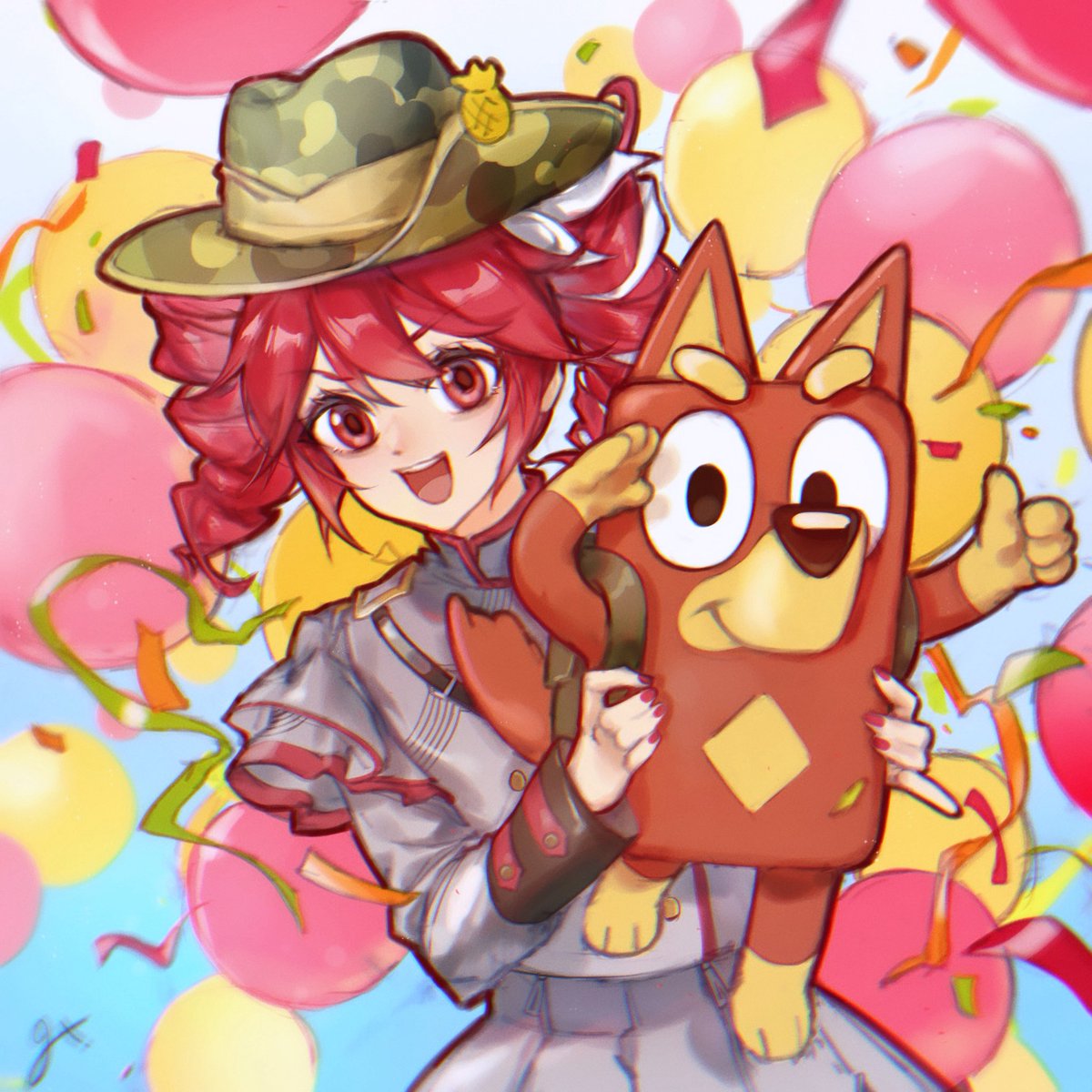 red squad！

#重音テト #KasaneTeto #Rusty #bluey 
<a href="/twindrill_teto/">重音テト(かさねてと)おふぃしゃる「ツインドリル」</a>