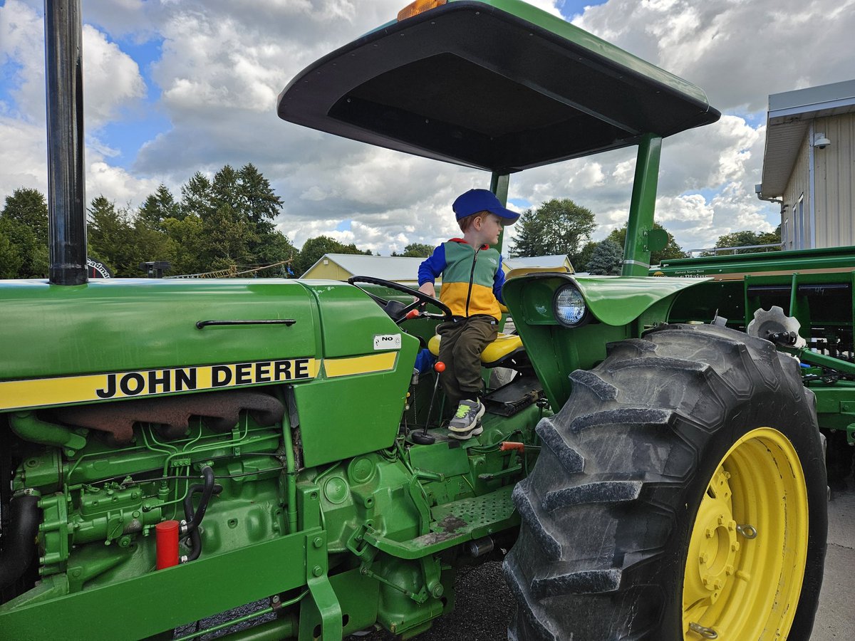 Great day at AAFC Harrow open house. Bean pit was a big hit!