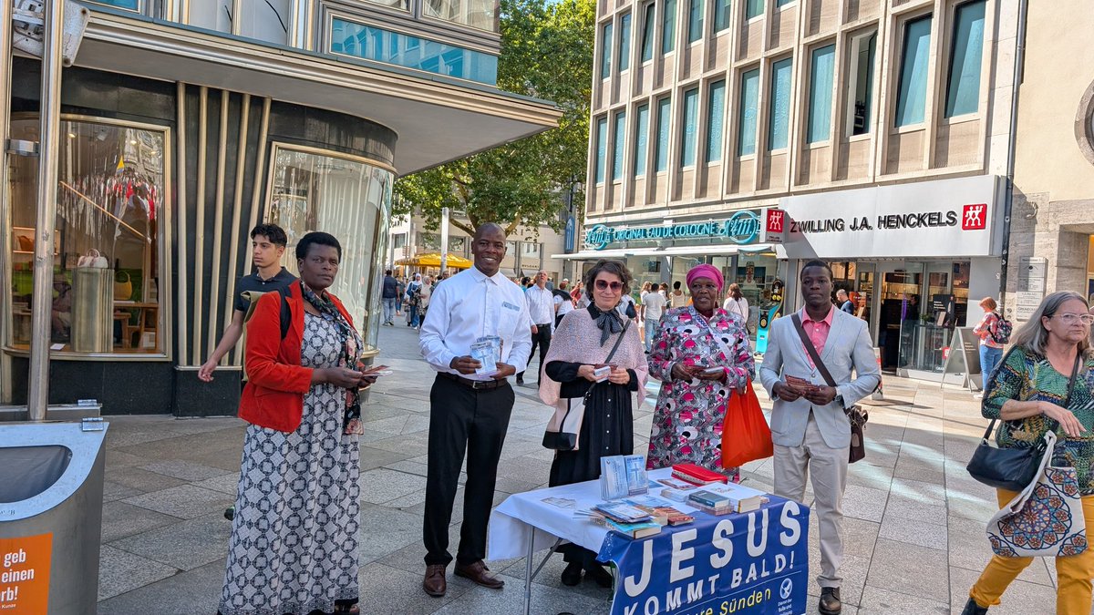ODONGKARAPATR12's tweet photo. Powerful Evangelism in Köln -Germany as we Prepare for Europe Revival Mission.
#TheHolyRevival https://t.co/Pj5KrPXeRe
