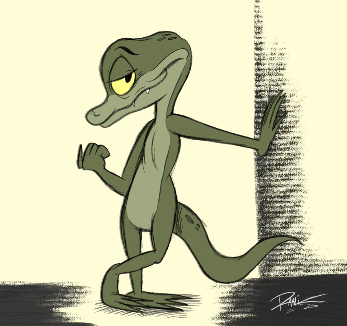 Chuck Jones Lizard (Commission for rift09).