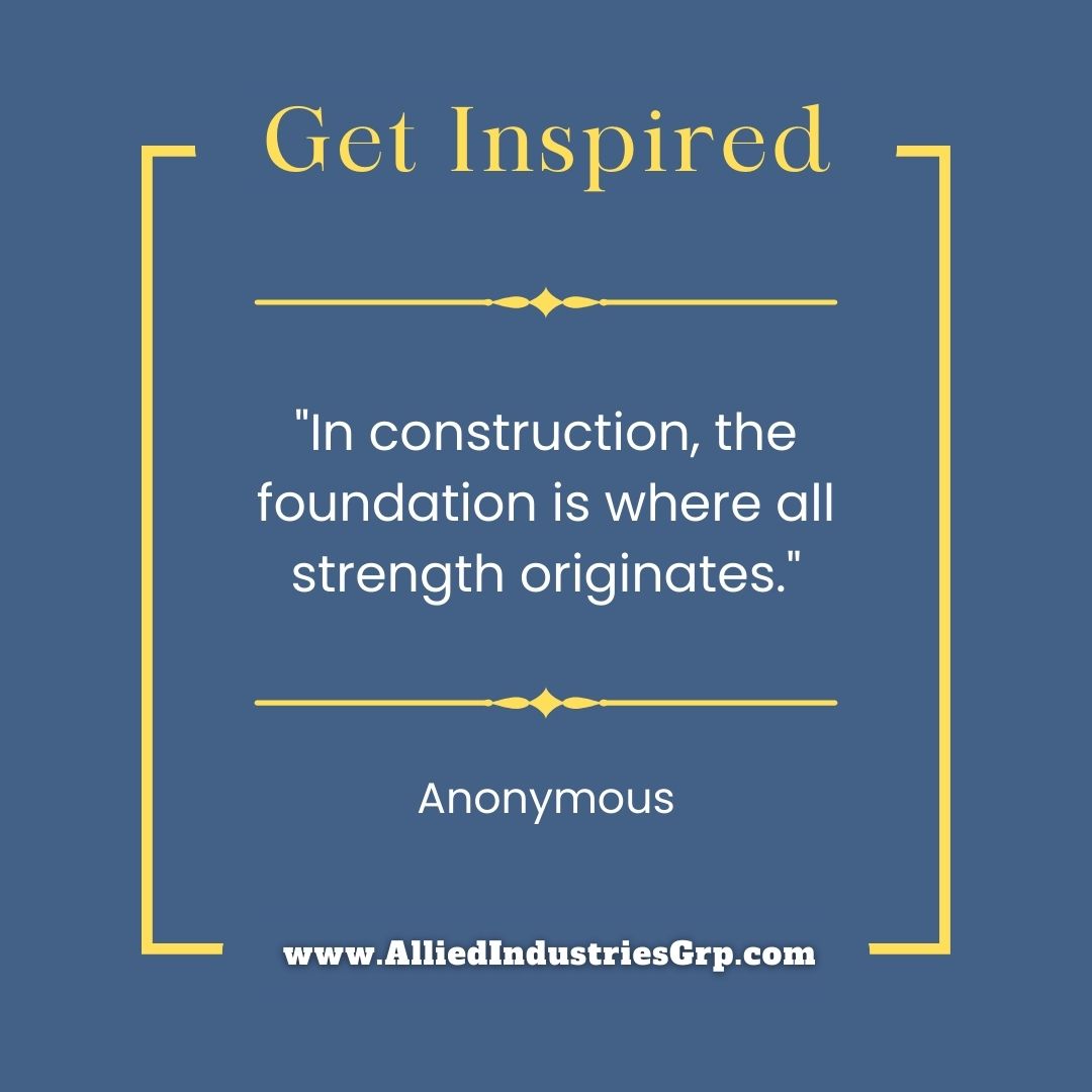 AlliedIndusGrp's tweet image. Foundation: The Silent Hero 

Building strength from the ground up. 

#SolidFoundations