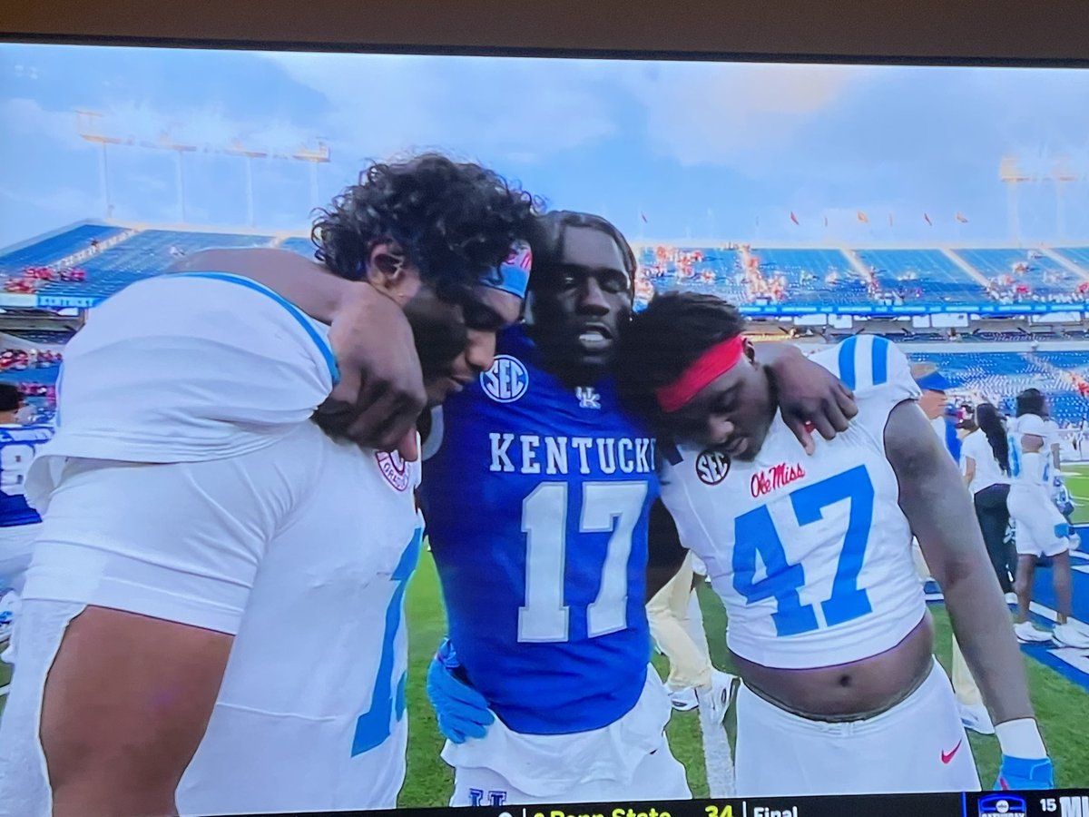 Some things are bigger than the game!