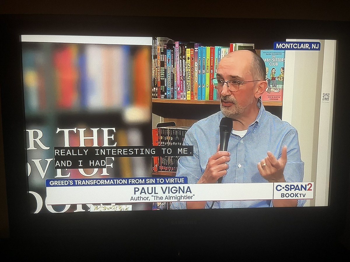 paulvigna's tweet image. This is on C-SPAN2 right now and I’m a little bit amazed.