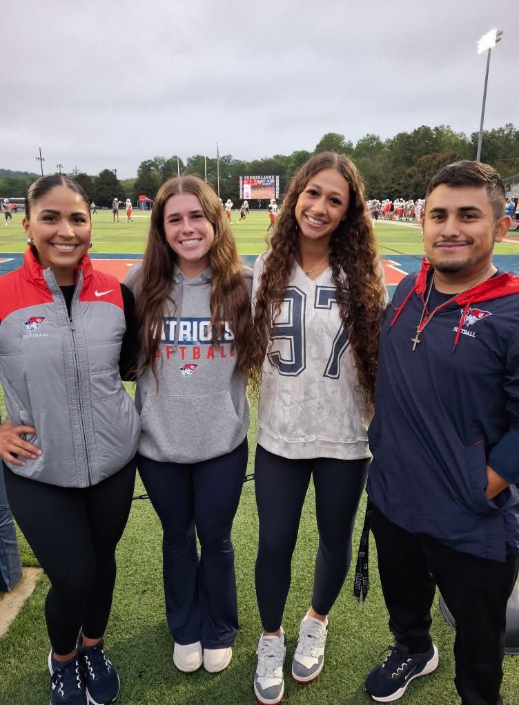 Softball supporting the Patriots at the football home opener!  Go Pats!!🫡