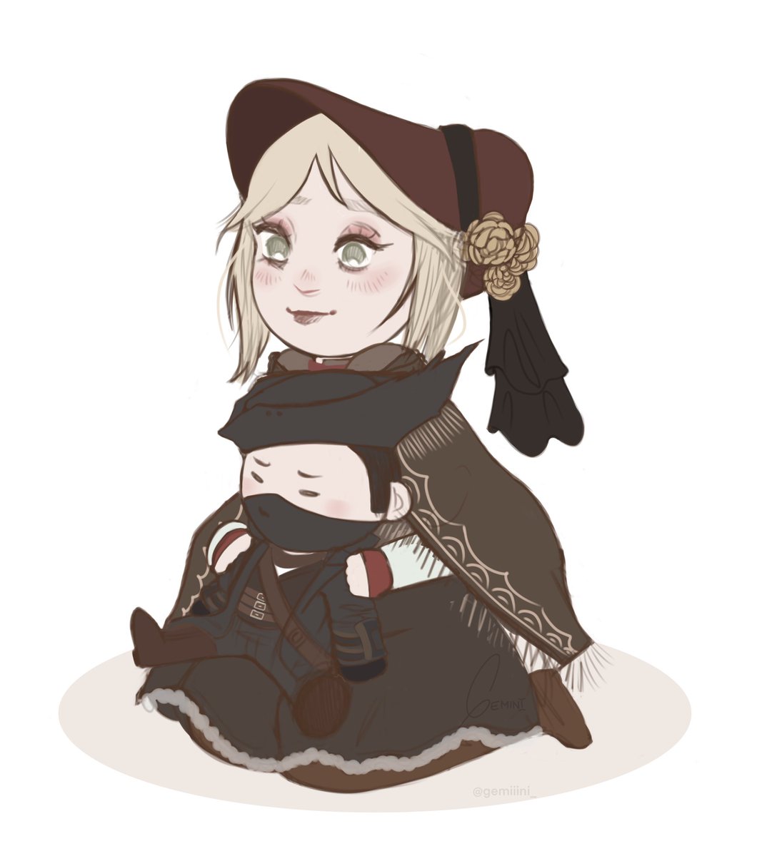 Feeling safe in her arms ✨

#bloodborne