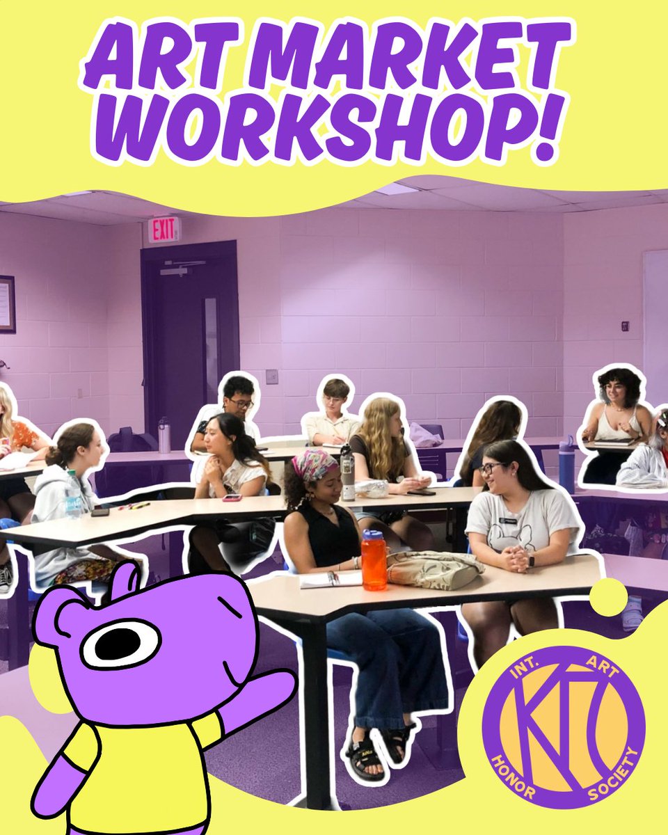 kappapiucf's tweet image. THANK YOU FOR COMING!!!😊💛💜 We had a fun time seeing all new faces and some familiar ones. Shout out to @artclub_ucf for coming out to support us!!
#kappapi #kappapiucf #artsatucf #artcollege #artmarket #artstudents