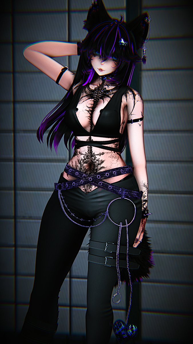 VrMira_'s tweet photo. 🖤My love isn’t free… it’s earned💜

Scarlett by @MochikoVRC - Out now! Link in the comments💗 https://t.co/LYPfMyx514