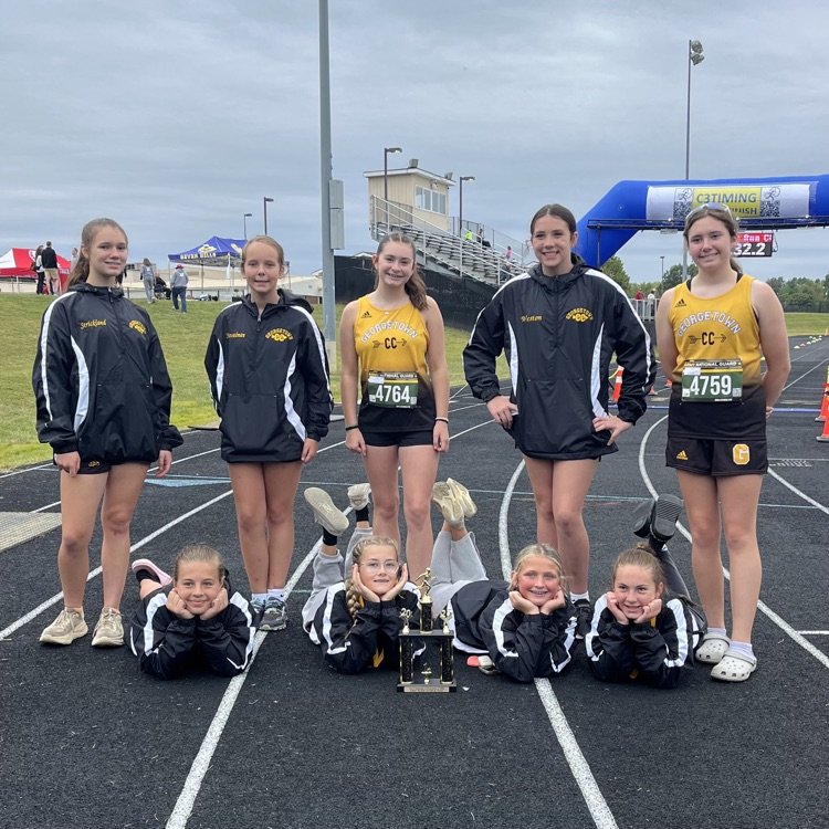 🪽The 2025 Vern Hawkins Invitational was a huge success! Our junior high Lady G-Men placed first, while the G-Men placed second. 👏 Our varsity Lady G's clinched second, and our boys took fifth! ⚫️🟡 #IgniteInspireInstill