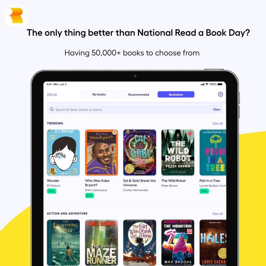 What’s could be better than National Read a Book Day? 📚 Having 50,000+ books to choose from. With Rally Reader, students can filter by subject, level, or vibe, so they always find their just-right read. What will your reader pick today? #RallyReader #ReadingChoice #ChoiceMatters
