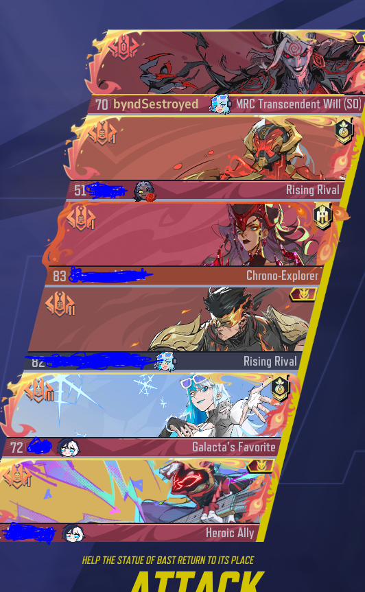 being 400/500 points differences good quality match and very balanced! G_G