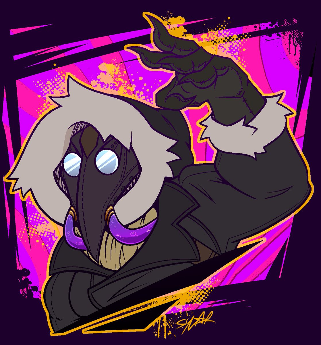 UnholyLykoi's tweet photo. sharing some recent art just so yall know what ur missing out on from bsky https://t.co/y9yH33IwbT