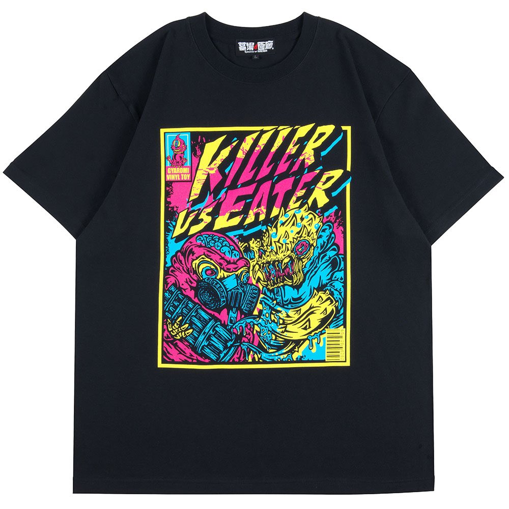 kaoring0_1's tweet photo. 夏の最後にカッコいいVS構図のTシャツいかがですか？デザインは、もーりーさん @morry_spooky 
https://t.co/pJqGCyQqMB https://t.co/PcwZeFrpaQ