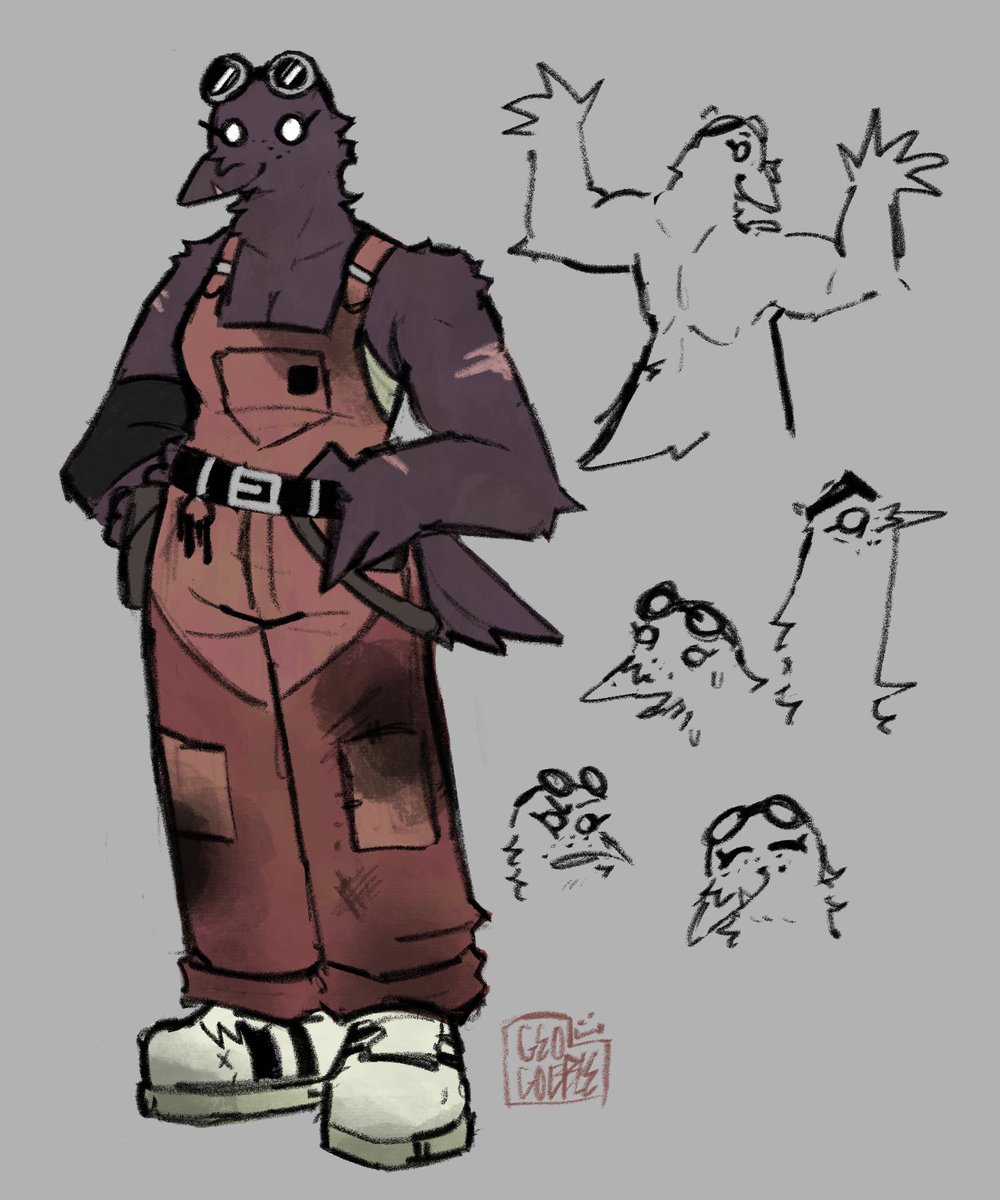 Me when I design a new character! (I've already designed like 3 other ones this month that I've not drawn again)
#oc