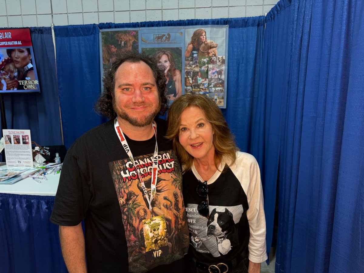 With the one and only Linda Blair