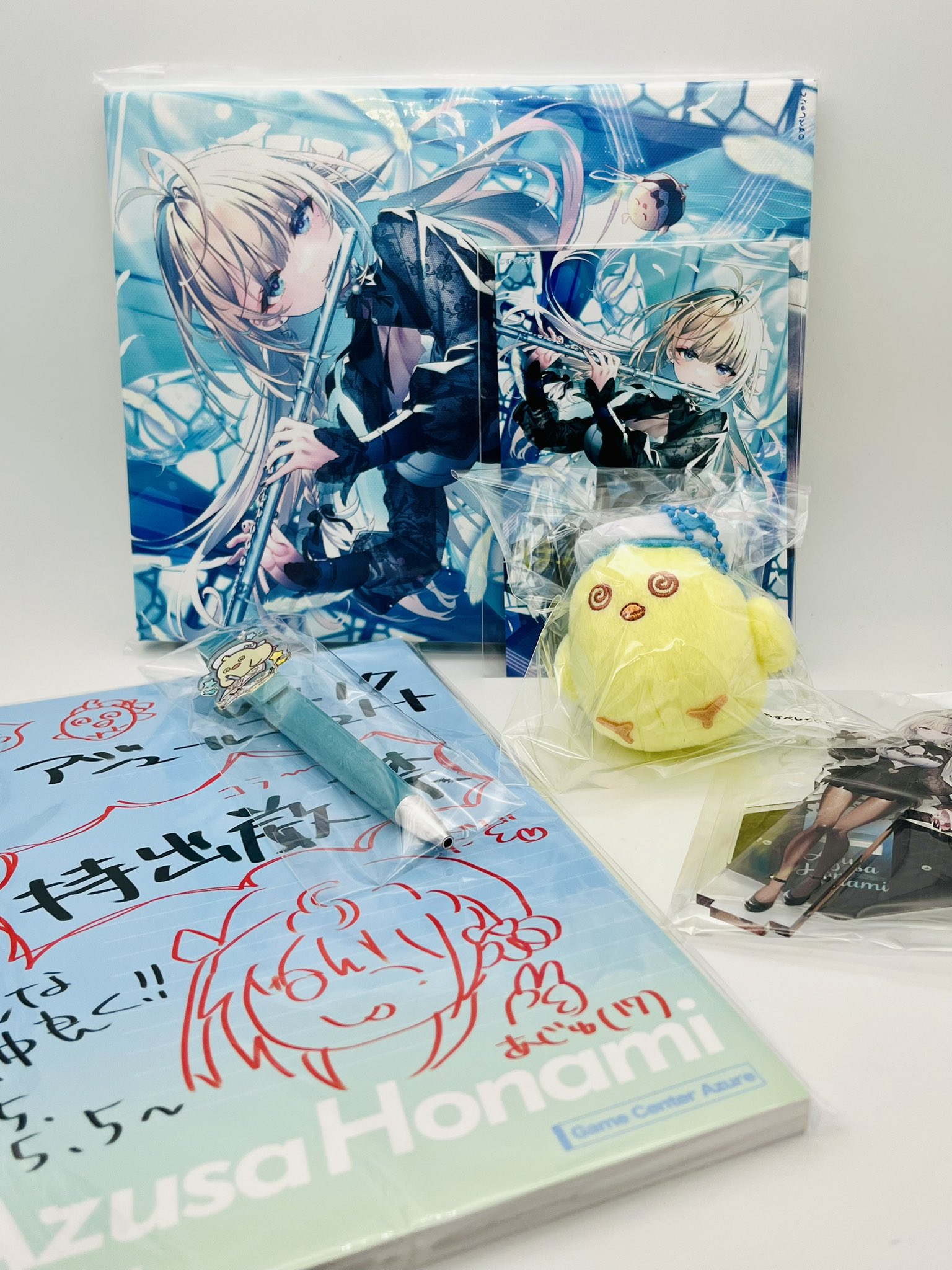 本阿弥あずさ 新衣装＆20万人記念グッズ 直筆サイン入りポストカード有り