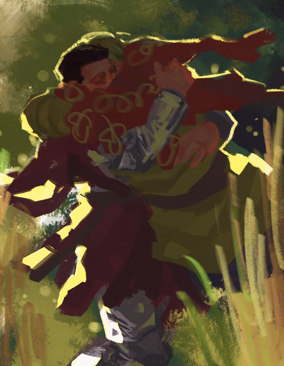 4clownshiponly7's tweet photo. my kingdom for a kiss upon her shoulder #hansry #kcd2 https://t.co/guiIKmZdrd