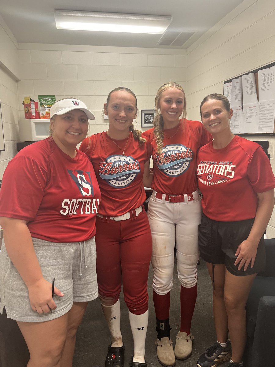 Rain or shine, it was a fun day at Walter State Softball camp today.   I got to learn new things and the players and coaches made it a great experience.  <a href="/BritneyPurser/">Britney Purser</a> <a href="/WSCCsoftball/">WaltersStSoftball</a> <a href="/btaathletics/">Barrels Training Academy, LLC</a> <a href="/SHToppersSB/">Science Hill Softball</a>