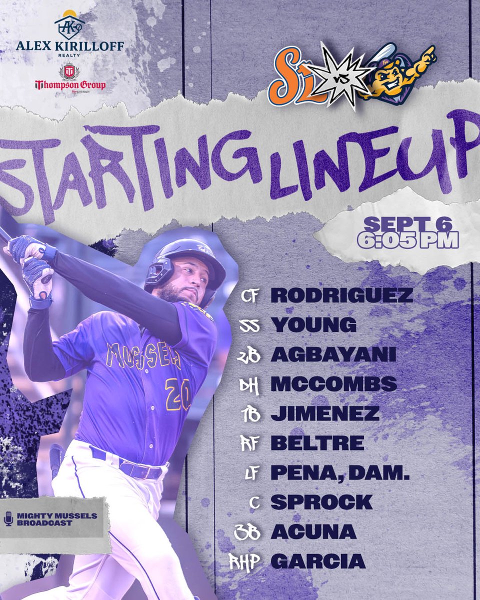 MightyMussels's tweet photo. Gotta keep that win streak goin' with Garcia on the mound!

🎧 https://t.co/EGBAPp0Wt9
📺 https://t.co/pfQS1NbYLZ https://t.co/Izb2vvxpFr