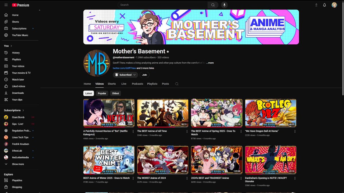 YouTube’s like “hey good news you can swear in the first 30 seconds of videos without getting demonetized now” and then they just quietly add a new AI that shadowbans random videos *that have passed their own approval process*