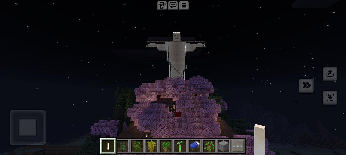 sirlanioh's tweet image. vcs vão me chamar de ARTISTA com a voz bem AVELUDADA

#minecraft #blocos #cristoredentor