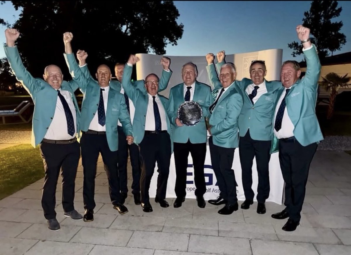 Shandon Park GC (@shandonparkgc) on Twitter photo They’ve only gone and done it!
<a href="/GolfIreland_/">Golf Ireland</a>’s Senior Men’s team has won the European Senior Team Championships held in Diamond Country Club, Austria.
The team includes <a href="/ShandonParkGC/">Shandon Park GC</a>’s Phillip Purdy (right).
Congrats 🥂 Phillip!
#LoveGolf #LoveSPGC
<a href="/SharonSmurfit/">SharonSmurfit</a> They’ve only gone and done it!
<a href="/GolfIreland_/">Golf Ireland</a>’s Senior Men’s team has won the European Senior Team Championships held in Diamond Country Club, Austria.
The team includes <a href="/ShandonParkGC/">Shandon Park GC</a>’s Phillip Purdy (right).
Congrats 🥂 Phillip!
#LoveGolf #LoveSPGC
<a href="/SharonSmurfit/">SharonSmurfit</a>