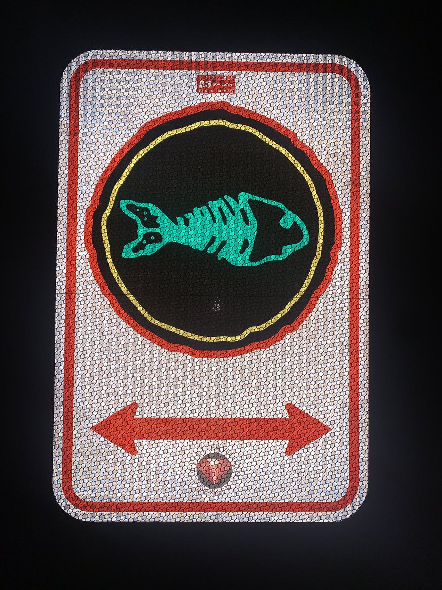 Fishbone - 12x18 upcycled sign 
DM to purchase
#art #artist #artoftheday #artforsale #artcollector #thesigntologist