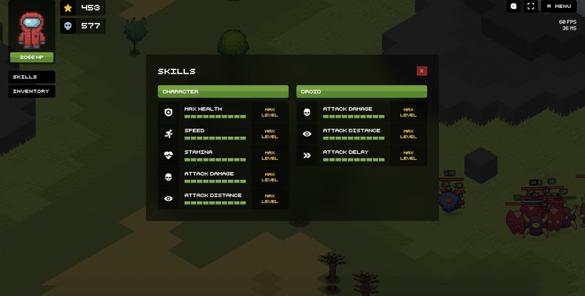 Maxxed out on my first <a href="/blockstranding/">Block Stranding</a> session 😀

Very repetitive at the moment but can be great with more content

onchain gaming future feels good