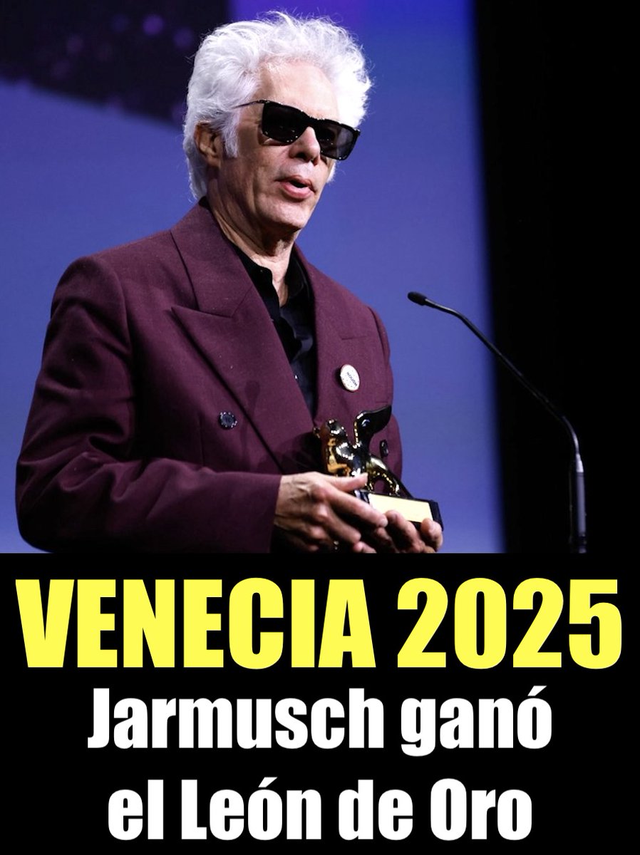 OtrosCines's tweet image. Festival de Venecia 2025: Jim Jarmusch ganó el León de Oro con "Father Mother Sister Brother" 
#Venezia82 #Venezia2025
PALMARÉS COMPLETO
otroscines.com/post/festival-…