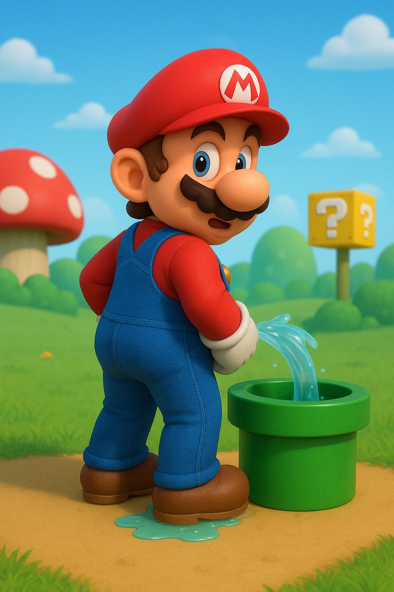 MushKingdomNews's tweet photo. Mario has taken to his antics to a new level. Late this morning, he was seen visibly inebriated and urinating into a Warp Pipe. The unnamed source of this picture said that local law enforcement chose NOT to arrest Mario and instead drove him home.
#crime #mario #mkn #pissa https://t.co/z0xyeJTOWL