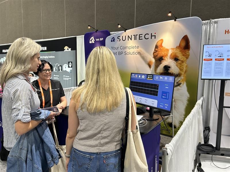 SunTechVetBP's tweet photo. Day 2 at IVECCS—visit us at Booth #120 for a first look at the new Vet40 multiparameter monitor. Portable, capable, and designed for expanded monitoring, wherever you need it.

🎉 Plus, our raffle is at 5:30 pm during the exhibitor hall happy hour—stop by to enter.

#IVECCS2025 https://t.co/Kqq2a1RqAf