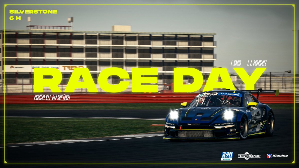 Race day!

Hoy tendremos en pista a <a href="/isma46/">Isma</a> y <a href="/Hulolo9/">Joan Hulolo</a> para las 6h de Silverstone <a href="/24H_ESPORTS/">24H SERIES ESPORTS</a>

Mucha suerte chicos!