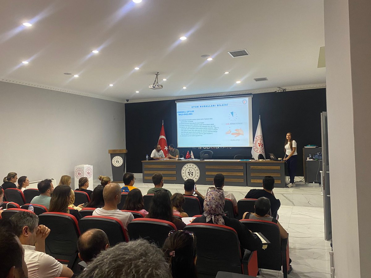 06-07 Eylül 2025 Tarihleri Arasında  Kayseri İlinde Düzenlenen Hemsball Aday Hakem Kursu 1. Günü Eğitimleri Başladı.
Tüm Hakem Adaylarımıza Başarılar Dileriz.
<a href="/gencliksporbak/">Gençlik ve Spor Bakanlığı 🇹🇷</a>
<a href="/gosbf1/">Türkiye Gelişmekte Olan Spor Branşları Federasyonu</a>
#hemsball