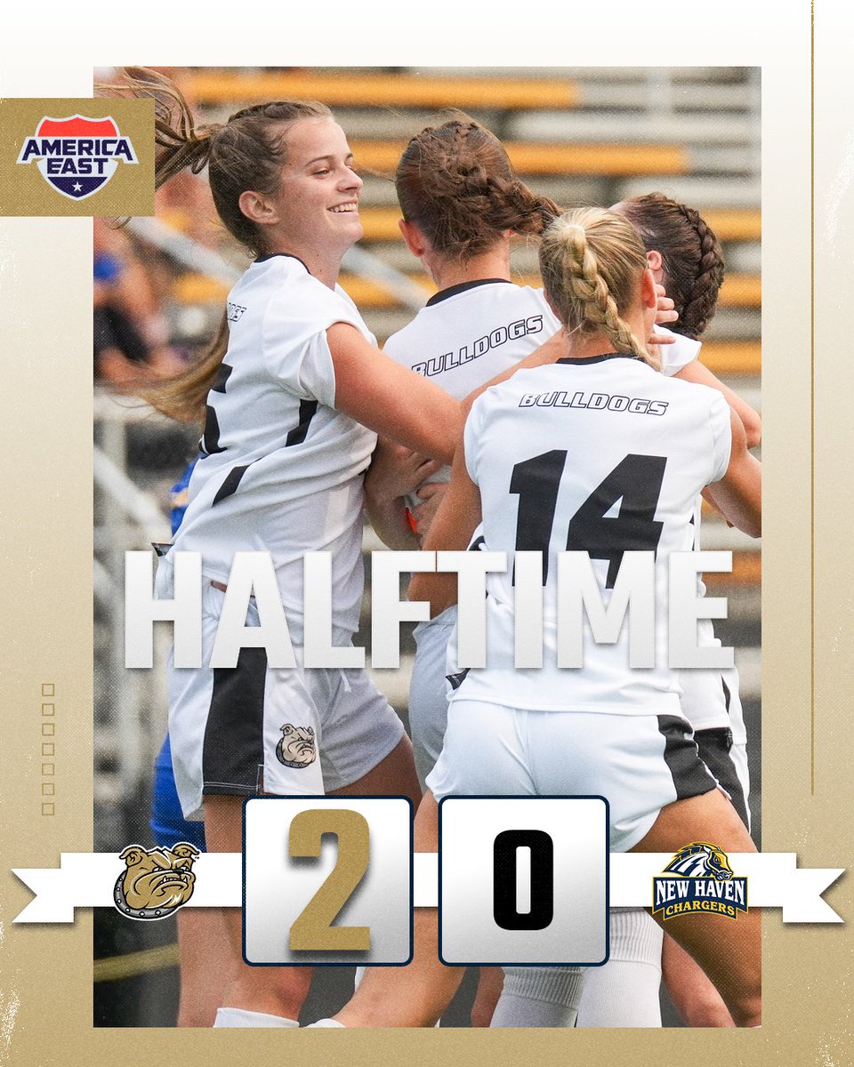 2-0
 DAWGS UP AT HALF