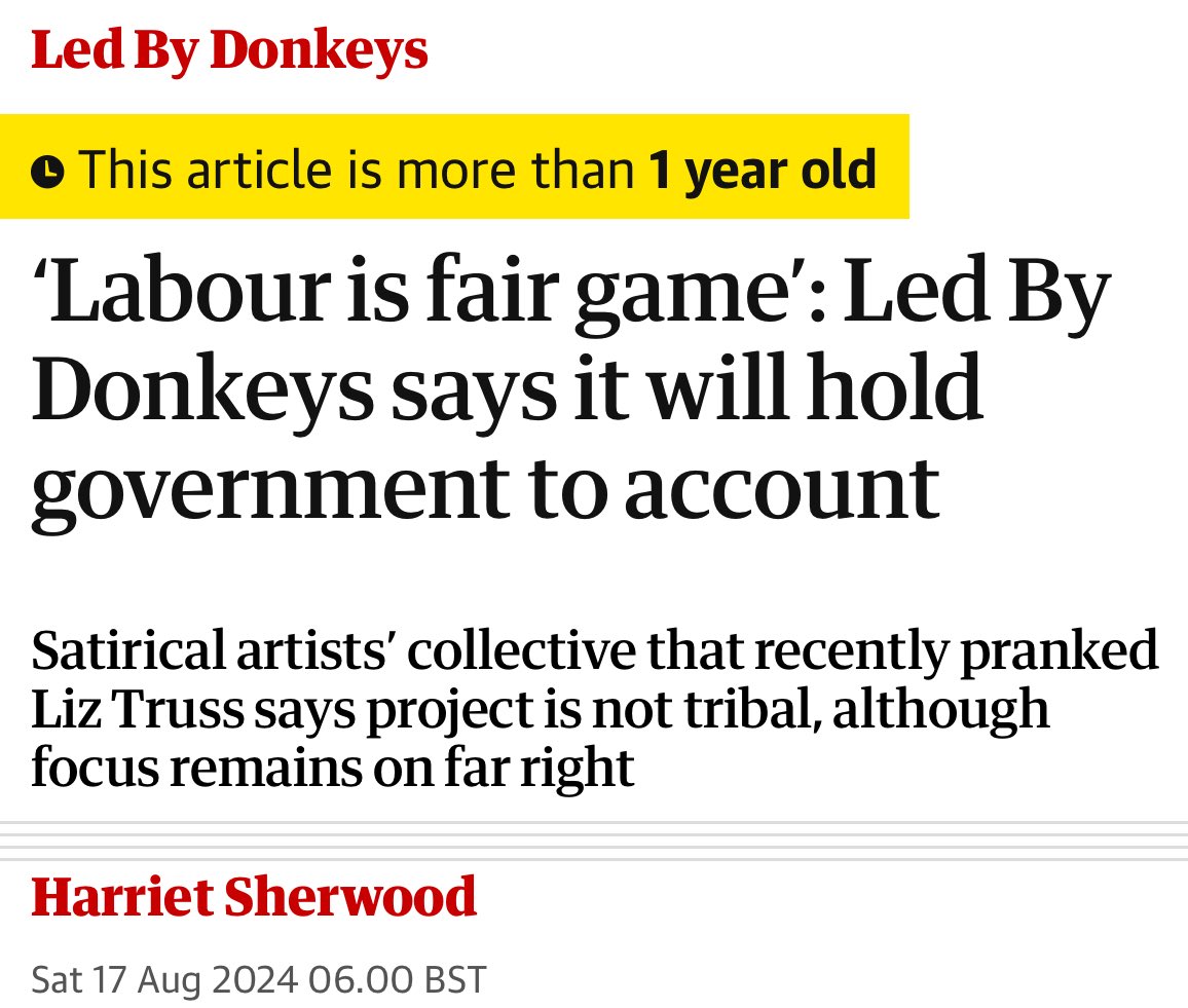 Hi <a href="/ByDonkeys/">Led By Donkeys</a> 

When do you intend to start this?